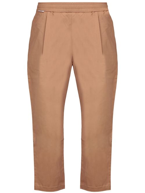 Ochre orange stretch-cotton  man pants Family first | PS2405ORANGE